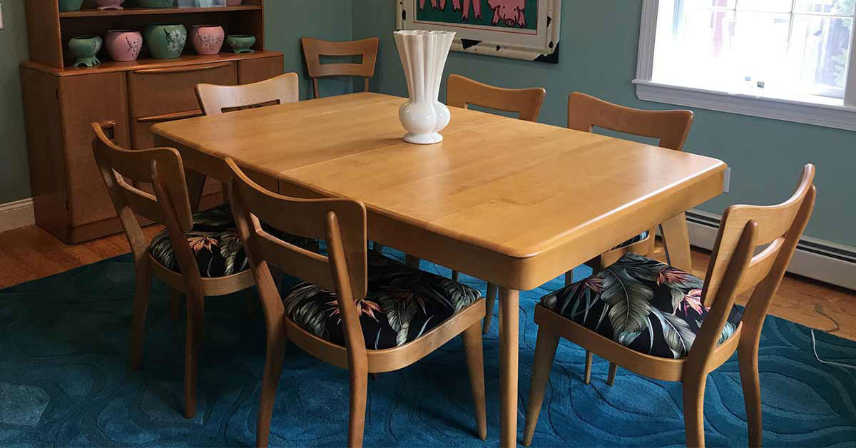 Heywood wakefield dining room table sale