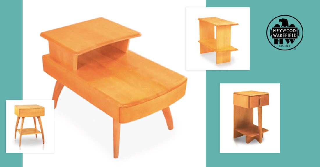 4 Fabulous Solid Wood End Tables from Heywood-Wakefield