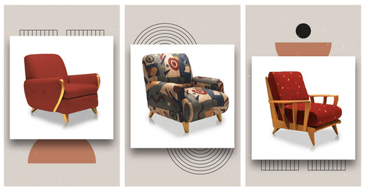 3 Luxurious Mid-Century Modern Club Chairs from Heywood-Wakefield