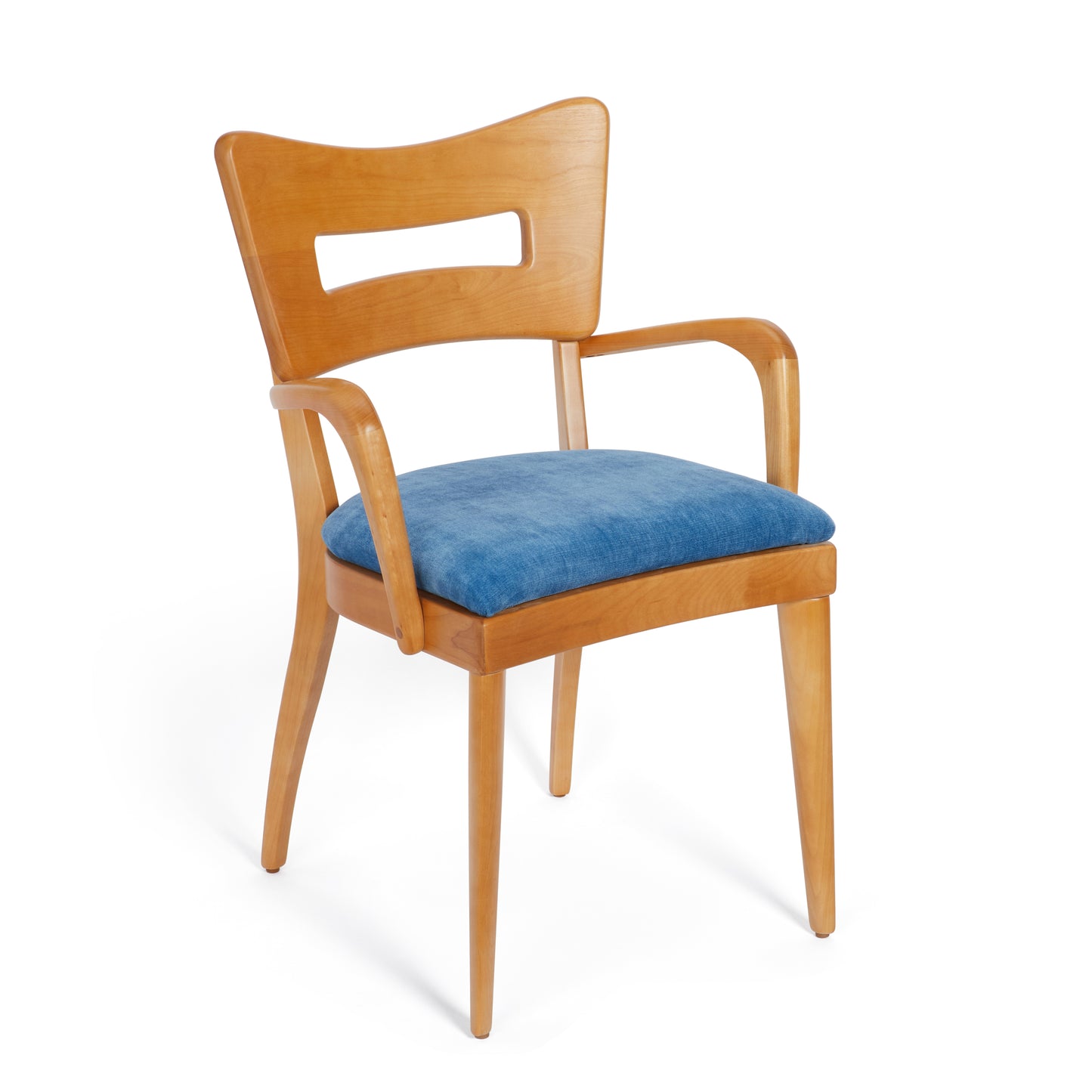 M 154 C "Dog Biscuit" Dining Chair with Arms