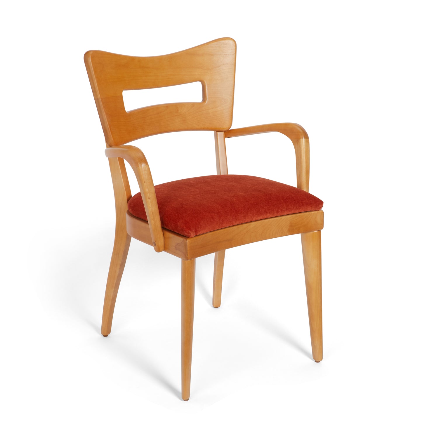 M 154 C "Dog Biscuit" Dining Chair with Arms