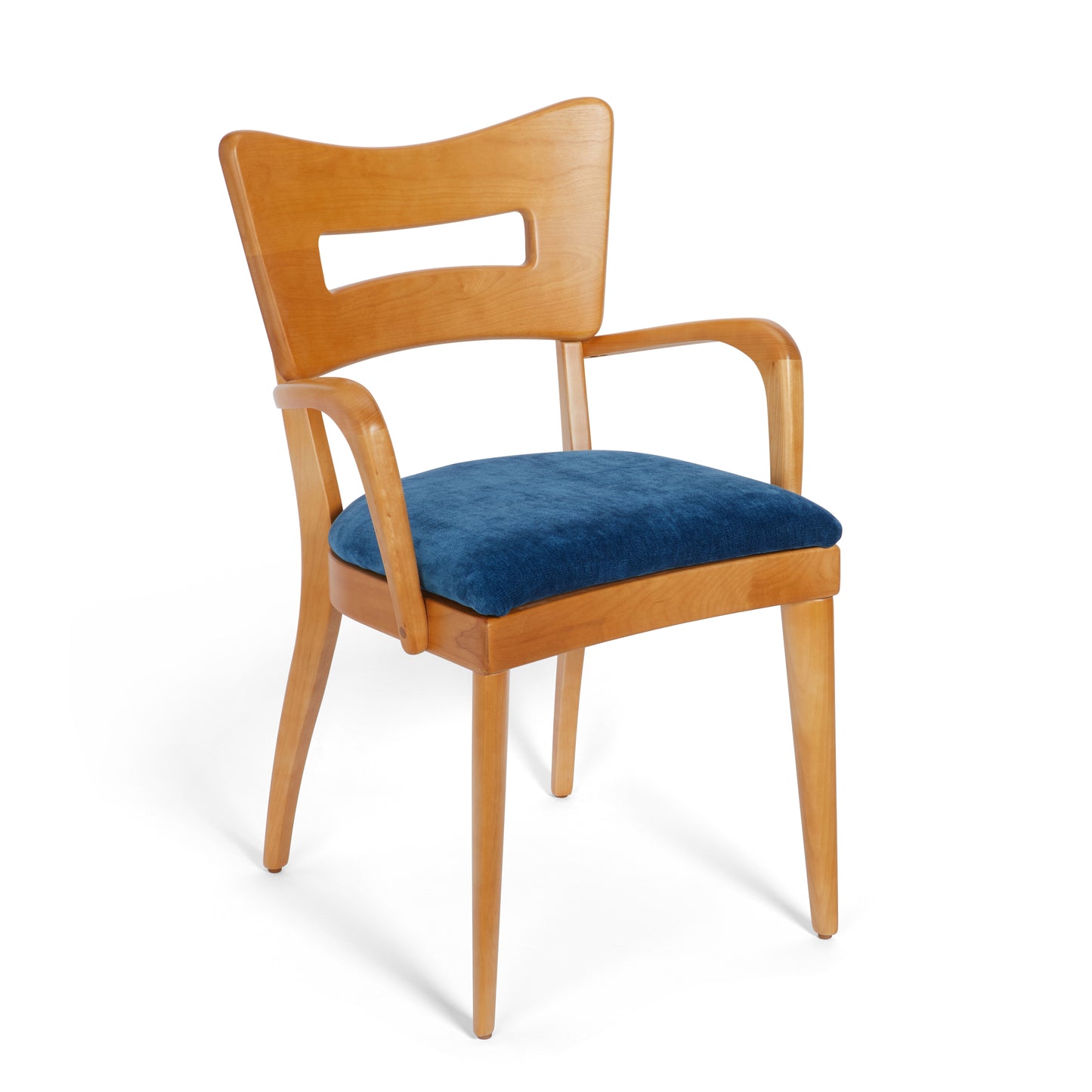 M 154 C "Dog Biscuit" Dining Chair with Arms