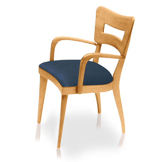 M 154 C "Dog Biscuit" Dining Chair with Arms